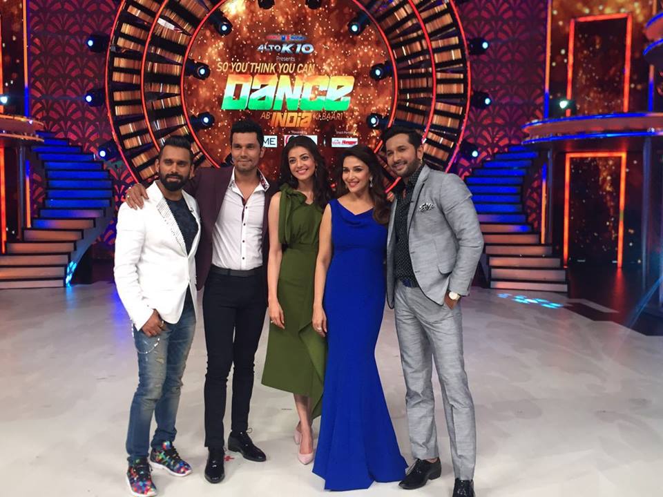 ‎Randeep Hooda, Kajal Aggarwal At the 'So You Think You Can Dance' show with stunning Madhuri Dixit