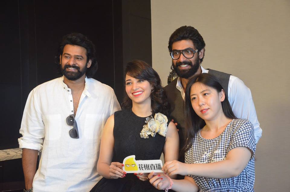 Prabhas, Rana Daggubati, Tamannaah dazzle at the Baahubali - The Beginning promotions in China.