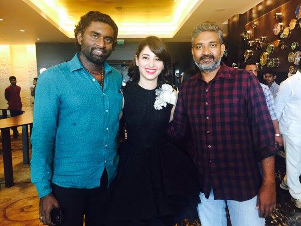 SS Rajamouli, Tamannaah at the Baahubali - The Beginning promotions in China