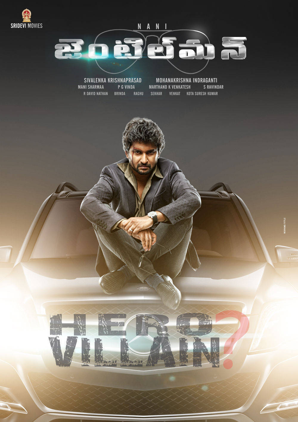 Latest Gentleman Telugu Movie Posters starring Nani
