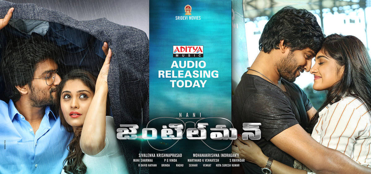 Latest Gentleman Telugu Movie Posters starring Nani, Surabhi, Niveda Thomas