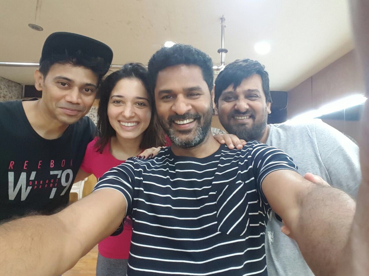 Tamannaah, Prabhu Deva Dance Practice, DeviL shooting