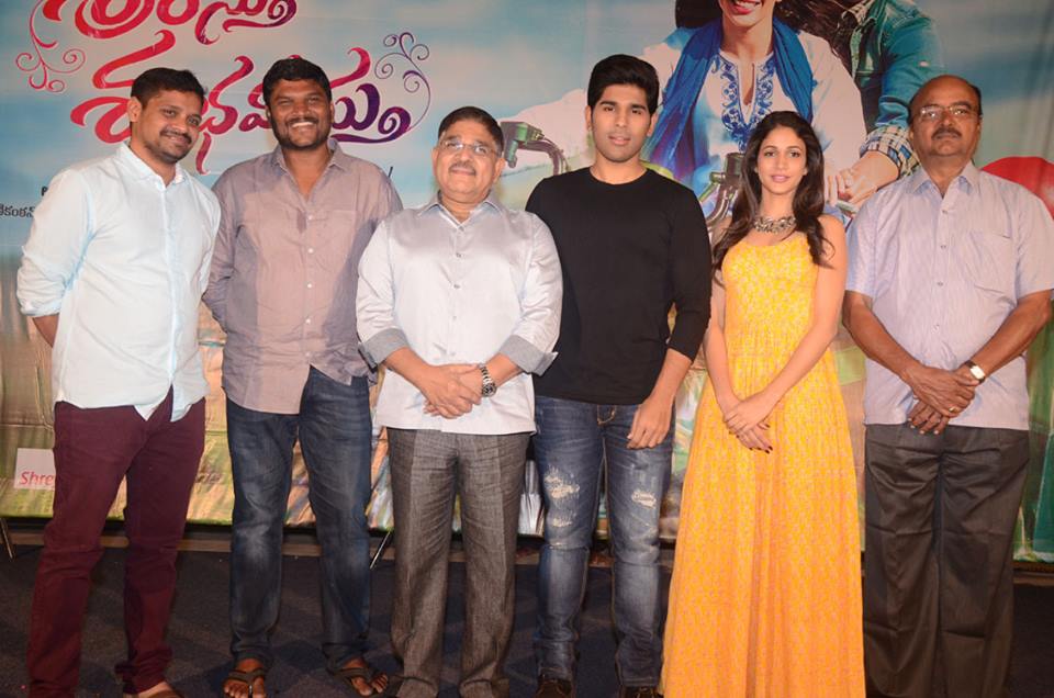 Allu Sirish-Lavanya Tripathi Starrer Srirastu Subhamastu Movie Song Launch Stills