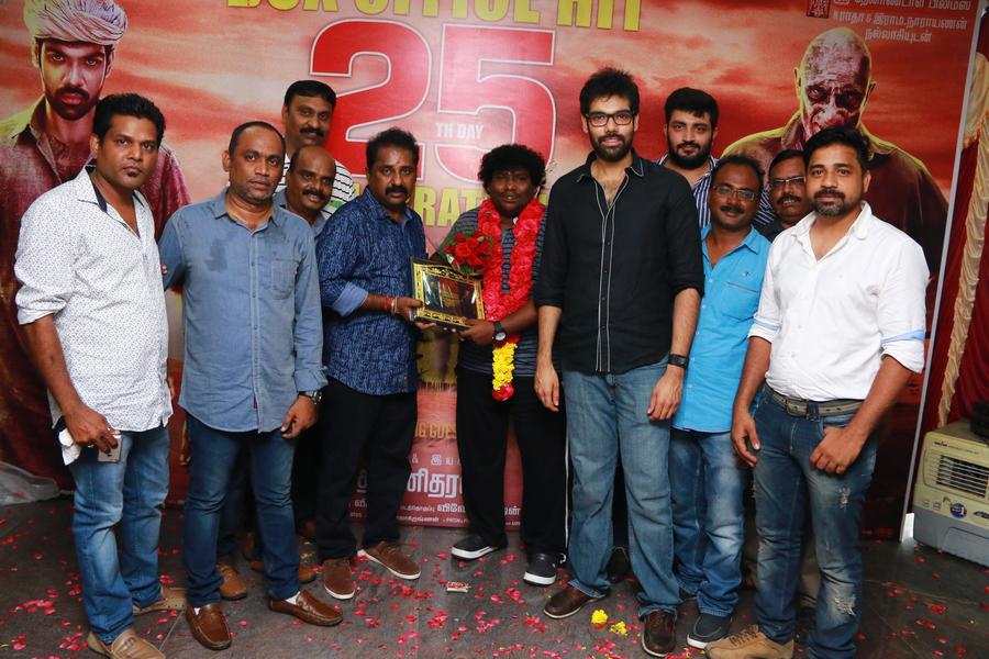 Jackson Durai 25th day celebration stills | Actor Sibiraj, Siddharth Vipin, JD director Dharanidharan and Yogi Babu
