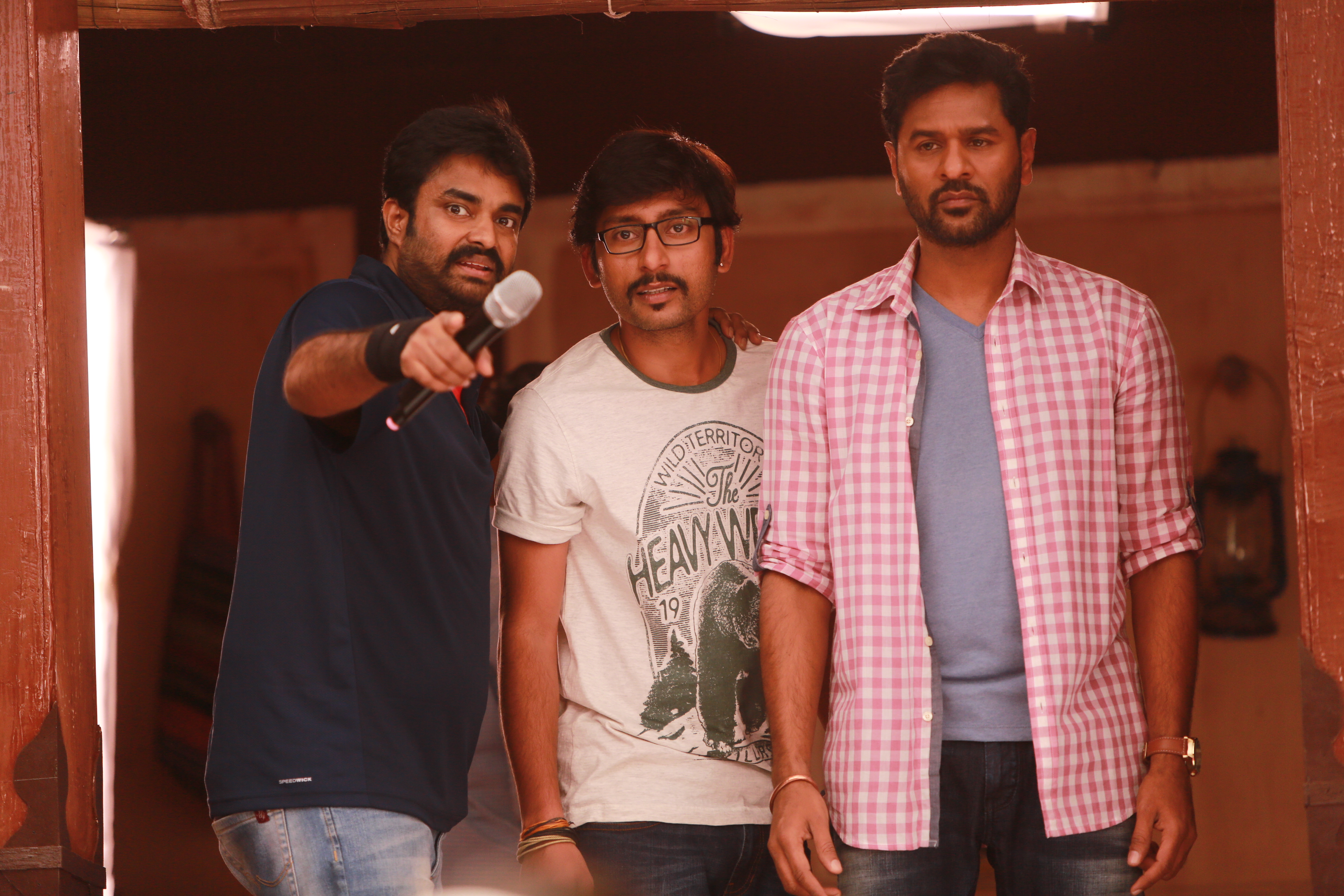 Prabhu Deva, RJ Balaji, Director A. L. Vijay in Devi(L) movie Stills