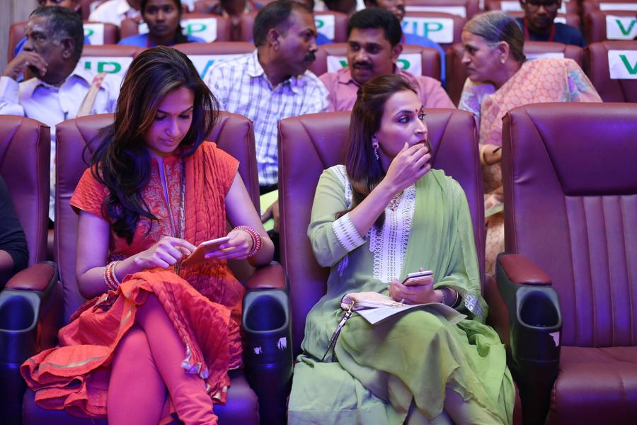 Stills from Latha RajiniKanth's Daya Foundations Project Abhayam