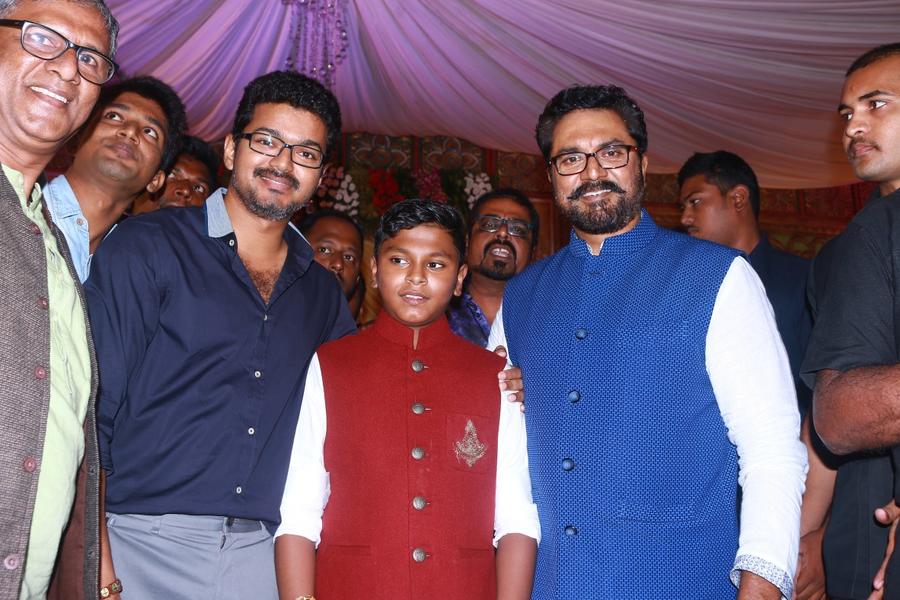 Rayane and Cricketer Abhimanyu Mithun Weeding Stills - Vijay, Sarath kumar