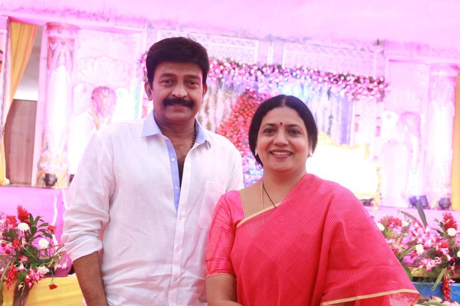 Rayane and Cricketer Abhimanyu Mithun Weeding Stills -  Rajasekhar, Jeevitha