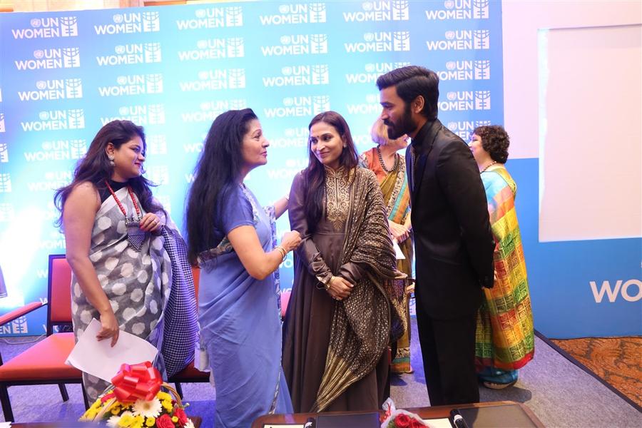 Aishwarya R. Dhanush, and Actor Dhanush Stills