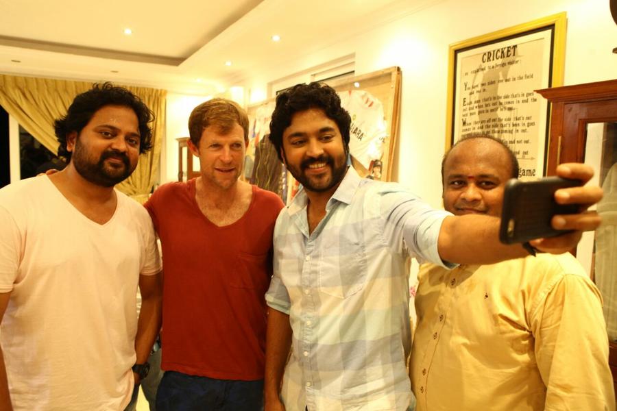 Kayal Chandran with South African Cricketer Jonty Rhodes Stills