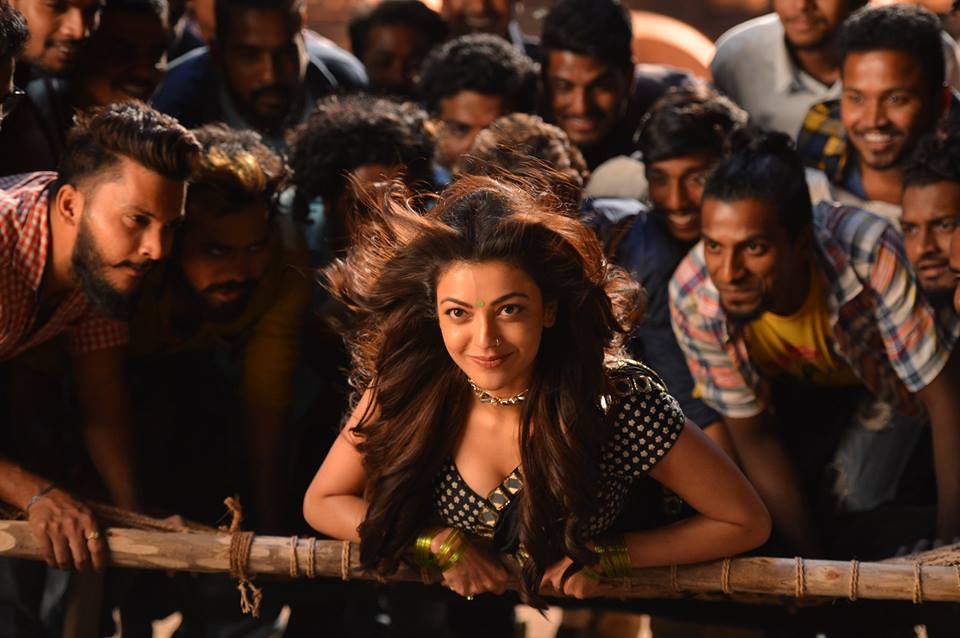 Kajal Aggarwal Hot Stills In Pakka Local Song from Janatha Garage