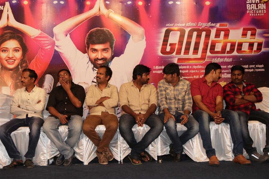 Rekka Movie Press Meet Photos | Dir Shiva Gnanam, Vijay Sethupathi, Cosutme Designer Sathya NJ, Harish Uthaman