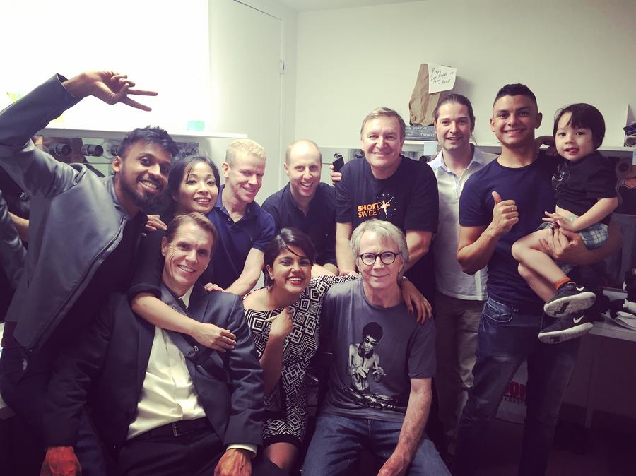 Pooja Devariya and Mathivanan Rajendran Hollywood Journey Stills