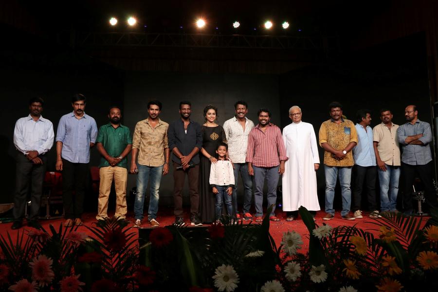 Maaveeran Kittu Teaser Launch Stills | Vishnu Vishal, Sri Divya, R. Parthipan, Harish Uthaman, Suseenthiran, Pa Ranjith, Samuthirakani