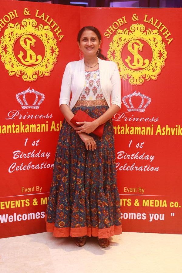  Celebrities at Syamantakamani Ashvika Birthday Stills | Coustume Designer Anu Parthasarathy