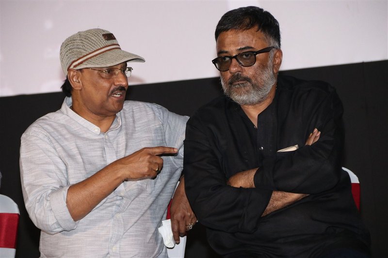 Director Bhagyaraj & PC Sreeram at Savarakkathi Audio & Trailer launch