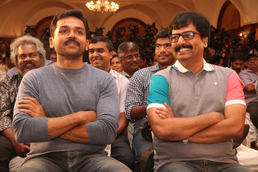 Kaashmora Movie Press Meet Stills - Karthi, Vivek