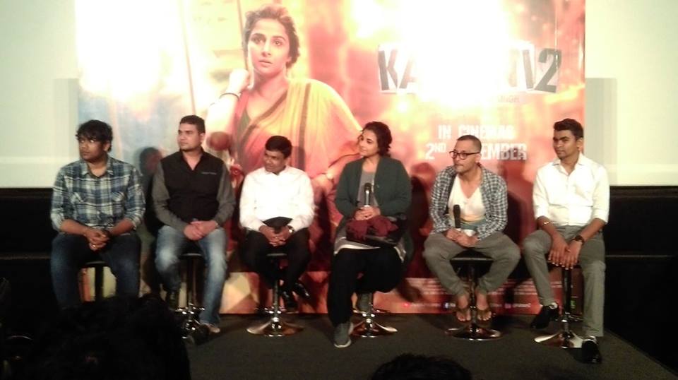 Vidya Balan, Sujoy Ghosh At Kahaani 2 Trailer Launch Stills