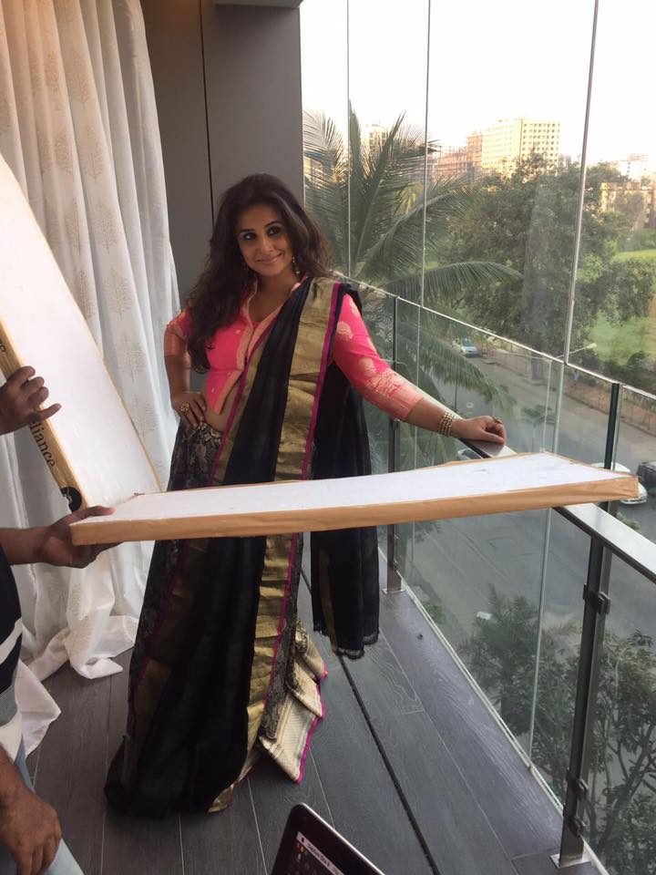 Behind the scenes: Vidya Balan's Cineblitz cover shoot
