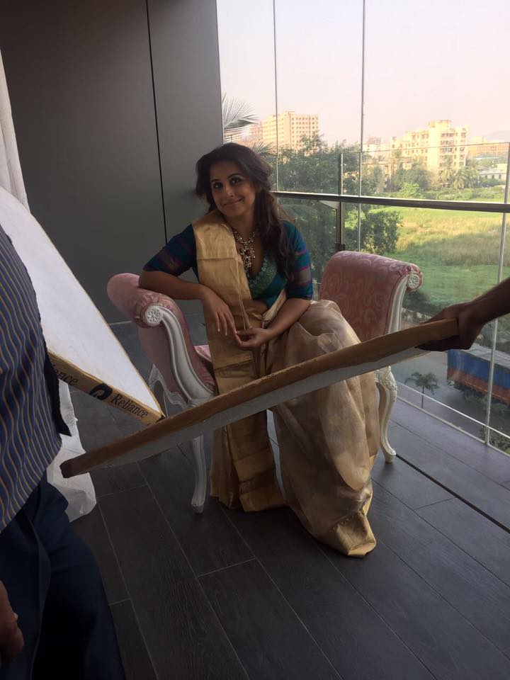 Behind the scenes: Vidya Balan's Cineblitz cover shoot