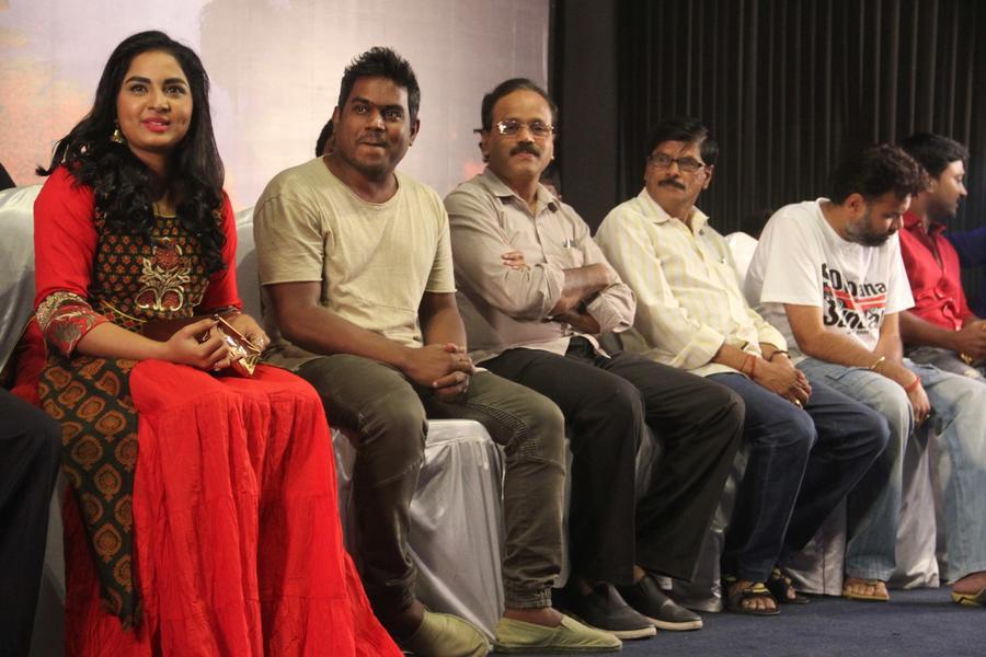 Achamindri Audio Launch Stills | Srushti Dange, Yuvan Shankar Raja, Premji Amaren