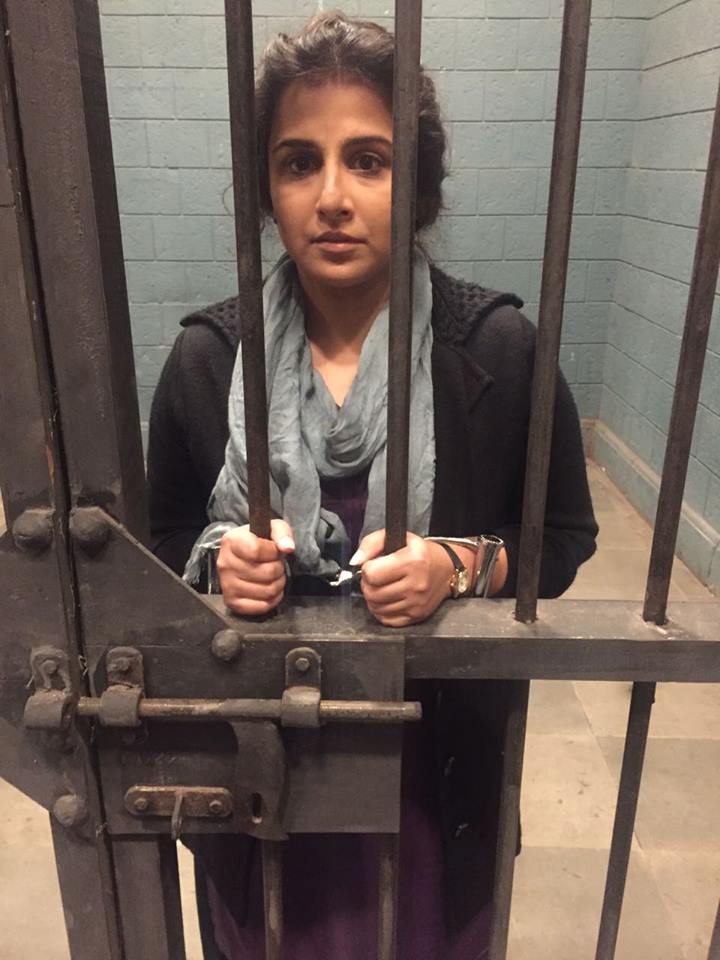 Vidya Balan goes inside jail to promote Kahaani 2 Movie