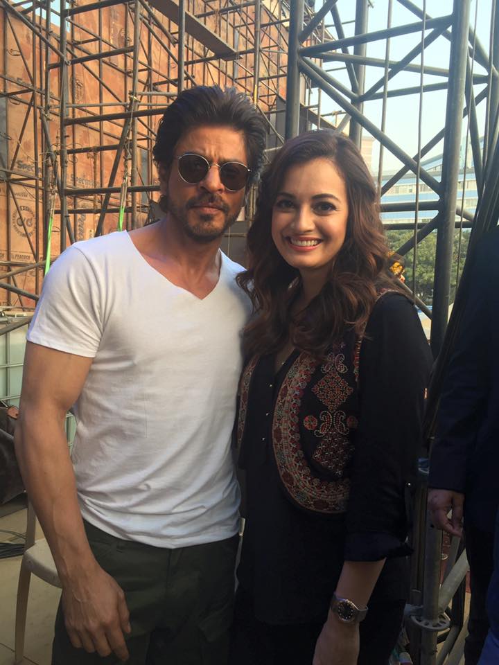 Srk, Dia Mirza at Global Citizen Festival India 2016