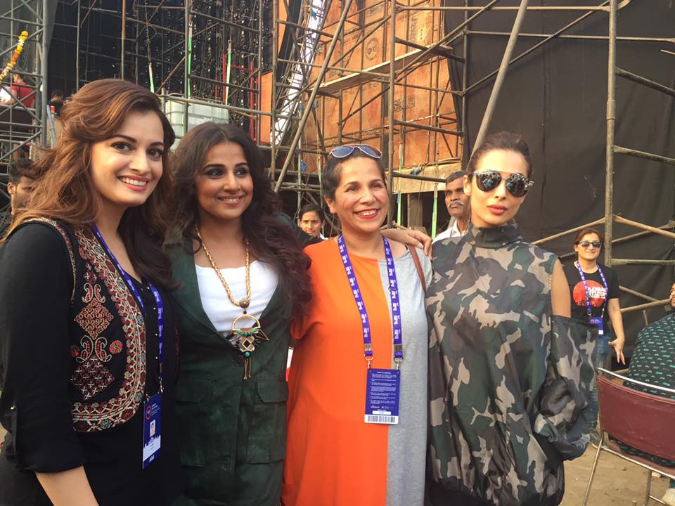 Vidya Balan, Amy Jackson, Dia Mirza at Global Citizen Festival India 2016