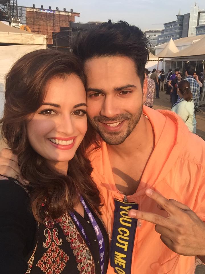 Varun Dhawan, Dia Mirza at Global Citizen Festival India 2016