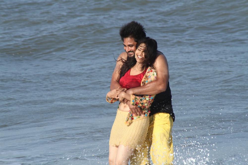 Richard Rishi, Manochitra still from Andaman tamil movie