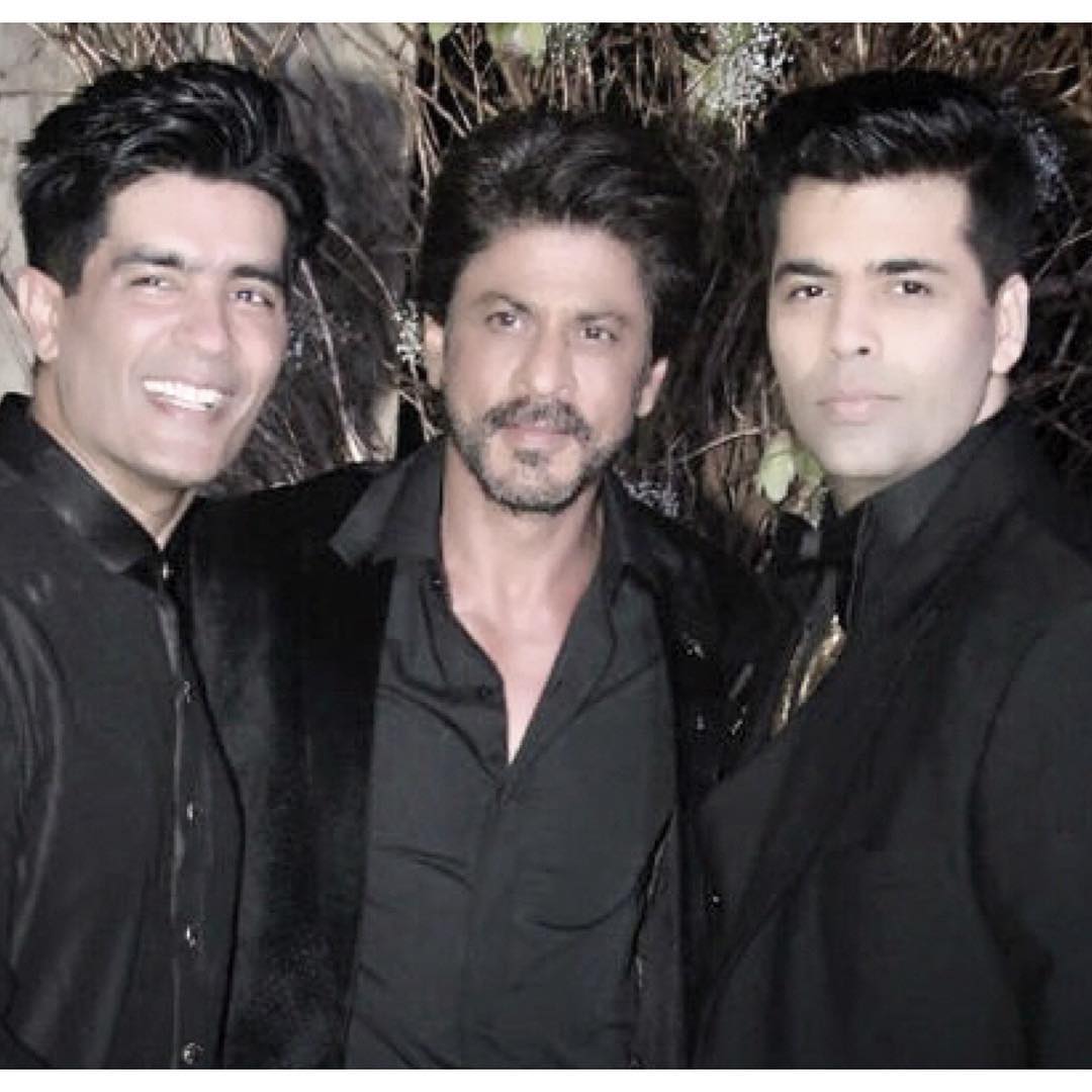 SRK, Karan Johar attend the Manish Malhotra's birthday bash