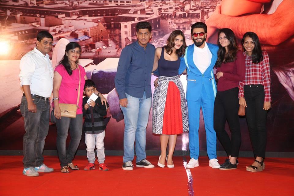Ranveer Singh and Vaani Kapoor At Befikre Meet & Greet Stills