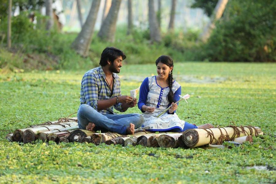 Naveen Sanjay, Mouryaani Stills From Janaki Ramudu Movie