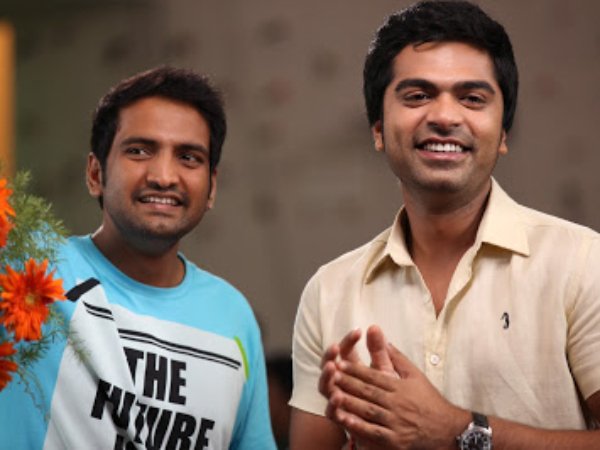Silambarasan and Santhanam in Vaalu Movie