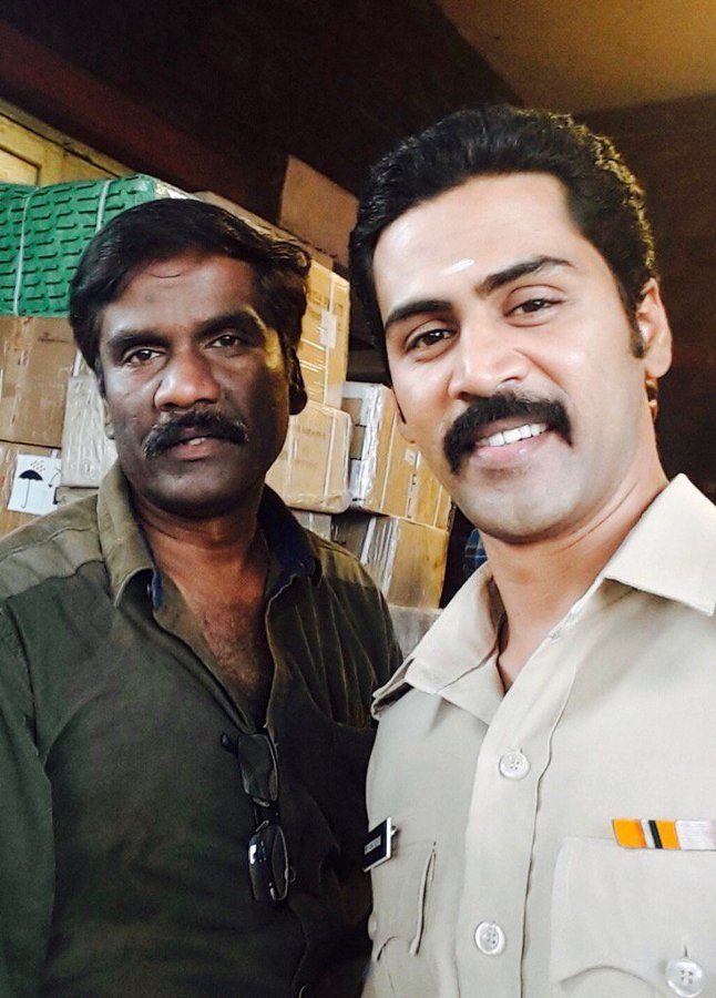 Krish on the sets of S3 aka Singam 3