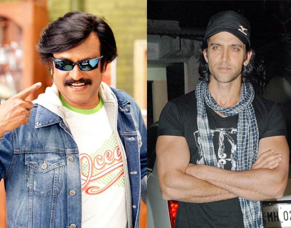 Rajinikanth and Hrithik Roshan