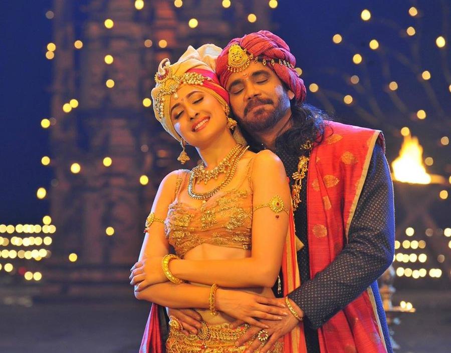 Nagarjuna Akkineni, Pragya Jaiswal Stills From Om Namo Venkatesaya Telugu Movie