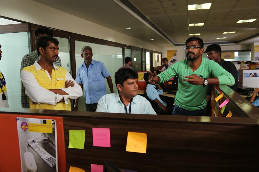 Enakku Vaitha Adimaigal Movie Working Stills