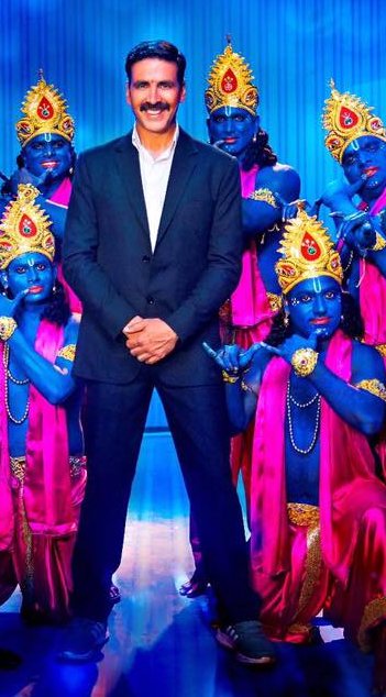Actor Akshay Kumar in stills from the song Jolly Good Fellow