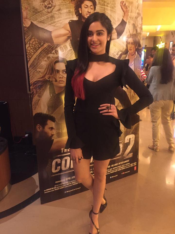 Adah Sharma at Commando 2 trailer launch stills