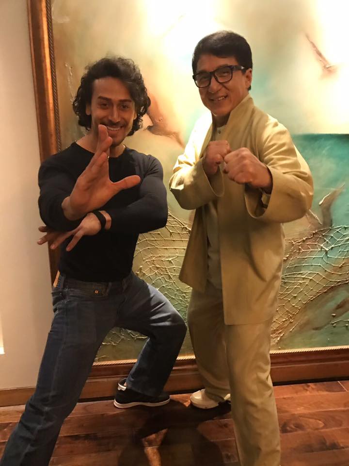 Tiger Shroff with Jackie Chan