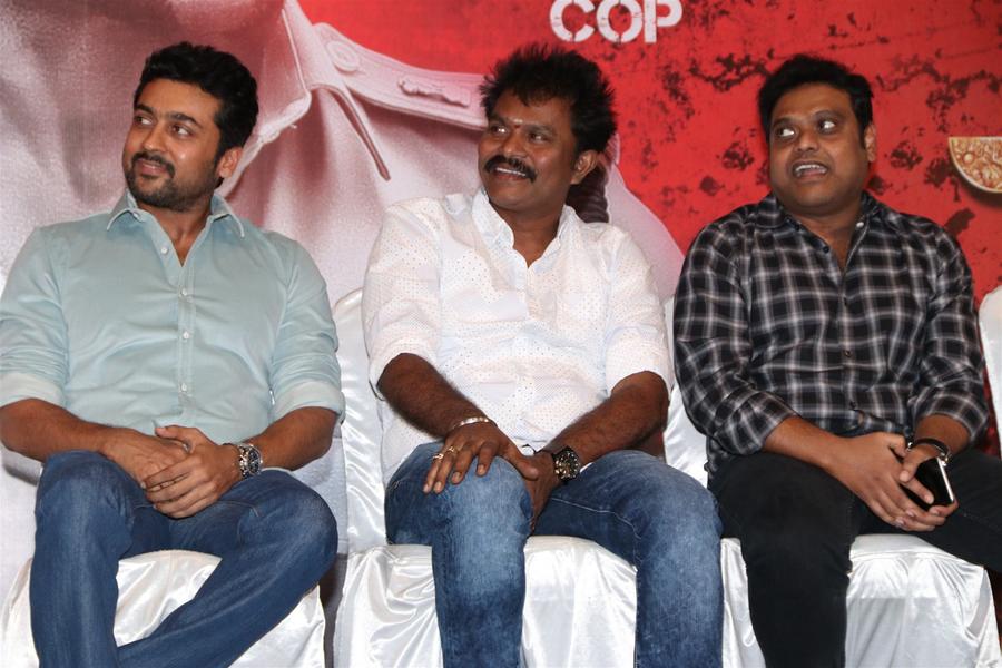 Suriya, Hari, Harris Jayaraj at Si3 aka Singam 3 Movie Press Meet