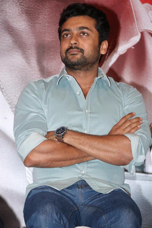Suriya at Si3 aka Singam 3 Movie Press Meet