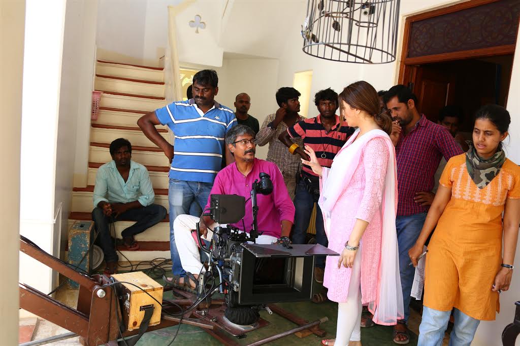 Bogan Movie Working Stills | Hansika