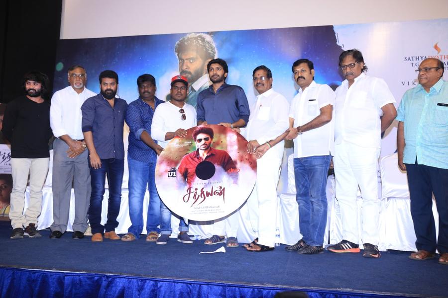 Sathriyan Audio Launch Stills | Yuvan, Vikram Prabhu, S. Thanu, Ameer, Director S. R. Prabhakaran