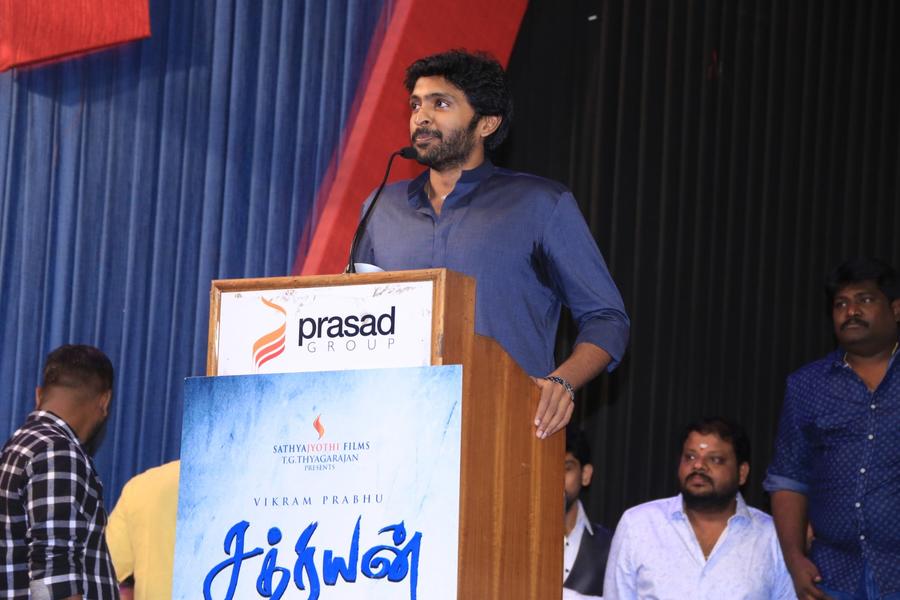 Sathriyan Audio Launch Stills | Vikram Prabhu