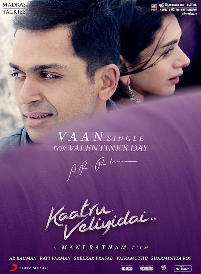 Vaan New Single from Kaatru Veliyidai