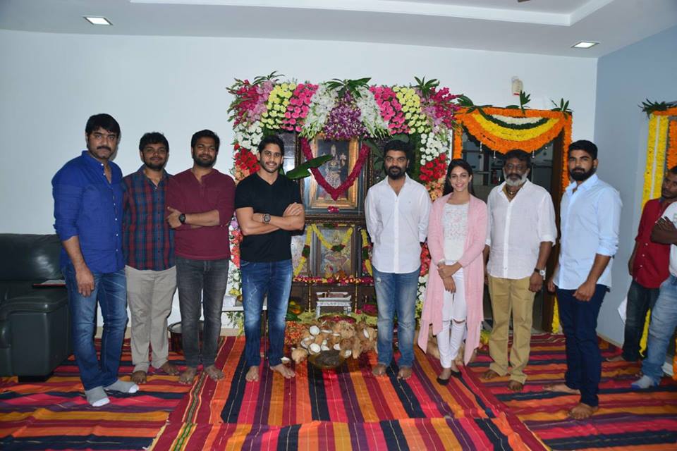 Naga Chaitanya's next movie pooja stills