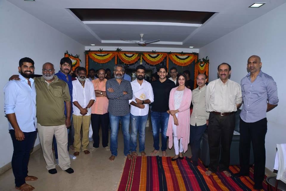 Naga Chaitanya's next movie pooja stills