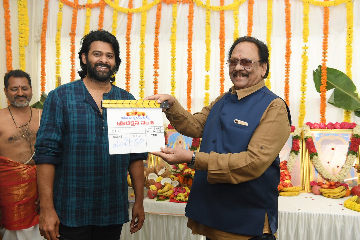 Prabhas 19th Movie Launch Stills